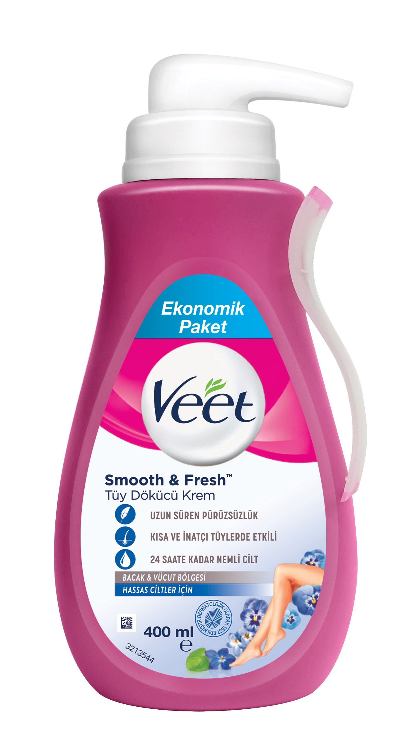 Hassas Ciltler için Tüy Dökücü Krem 400ml | Veet